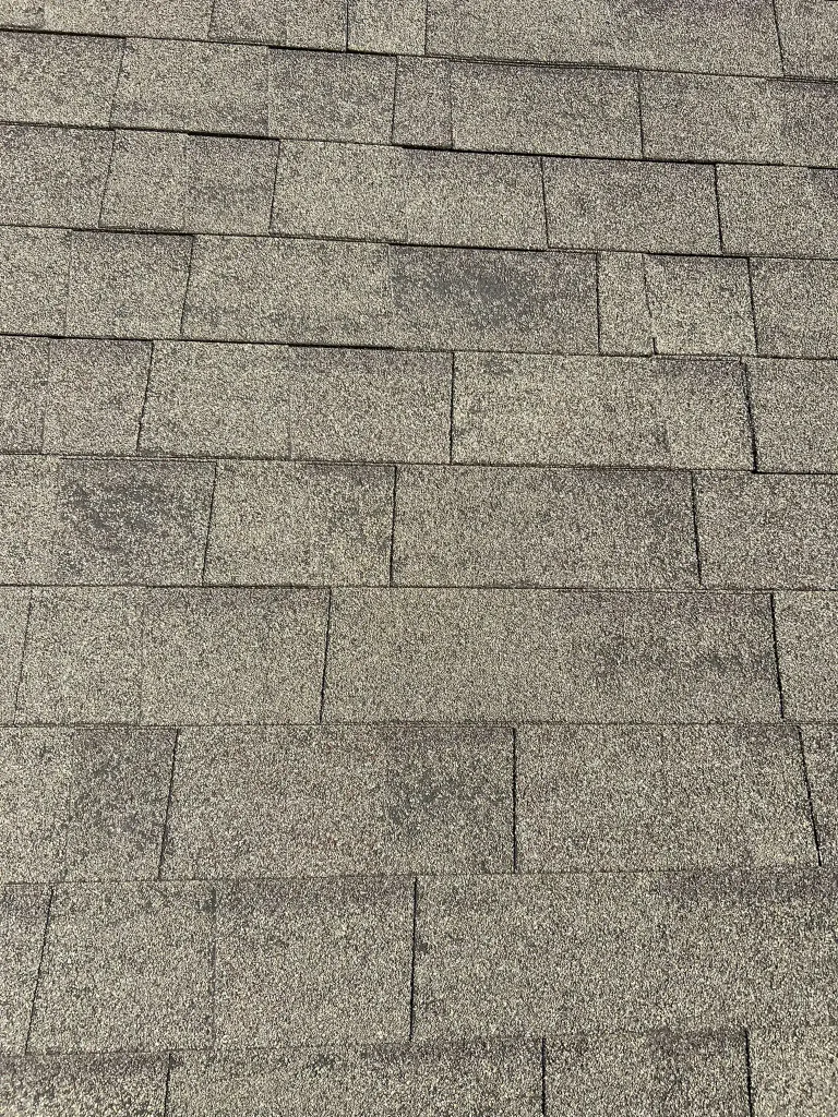 black asphalt exposed